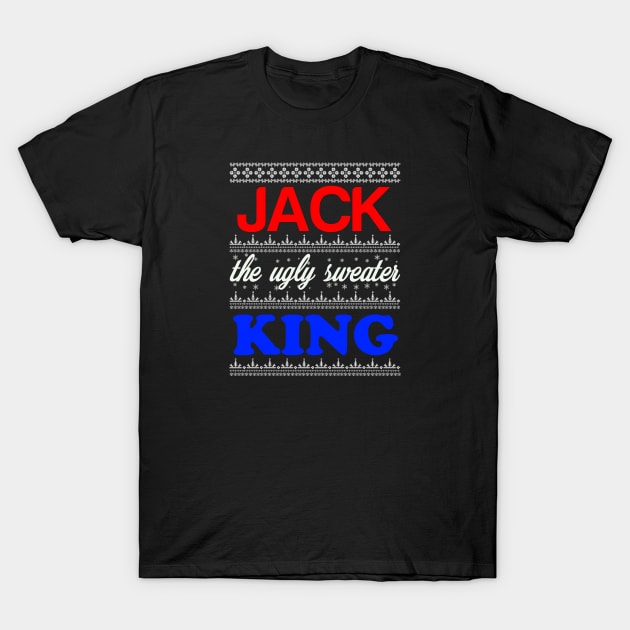 JACK the Ugly Sweater King> Happy Holidays T-Shirt by CoolApparelShop